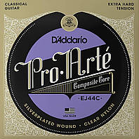 Струны для классической гитары D'Addario EJ44C Classical Silverplated Wound Nylon Extra Hard Tension