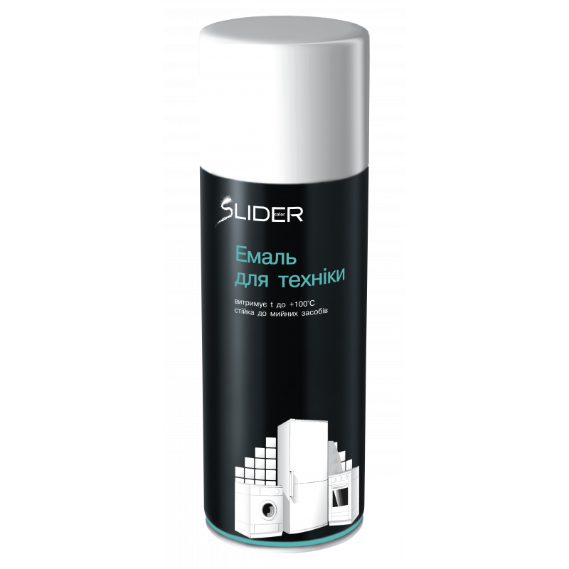 Емаль для побутової техніки Lider 400мл (Біла)