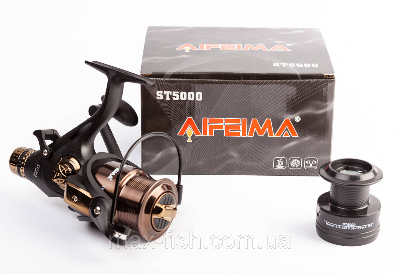 Котушка Feima ST 5000 5+1BB з бейтраннером низькопрофільна шпуля, фото 1