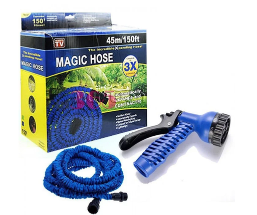 Садовий шланг для поливання 60 м розпилювачем Magic Hose, фото 2