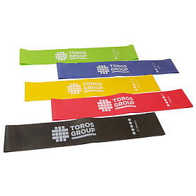 Стрічки-петлі для фітнесу набір 5 шт. - Торос ТР-003