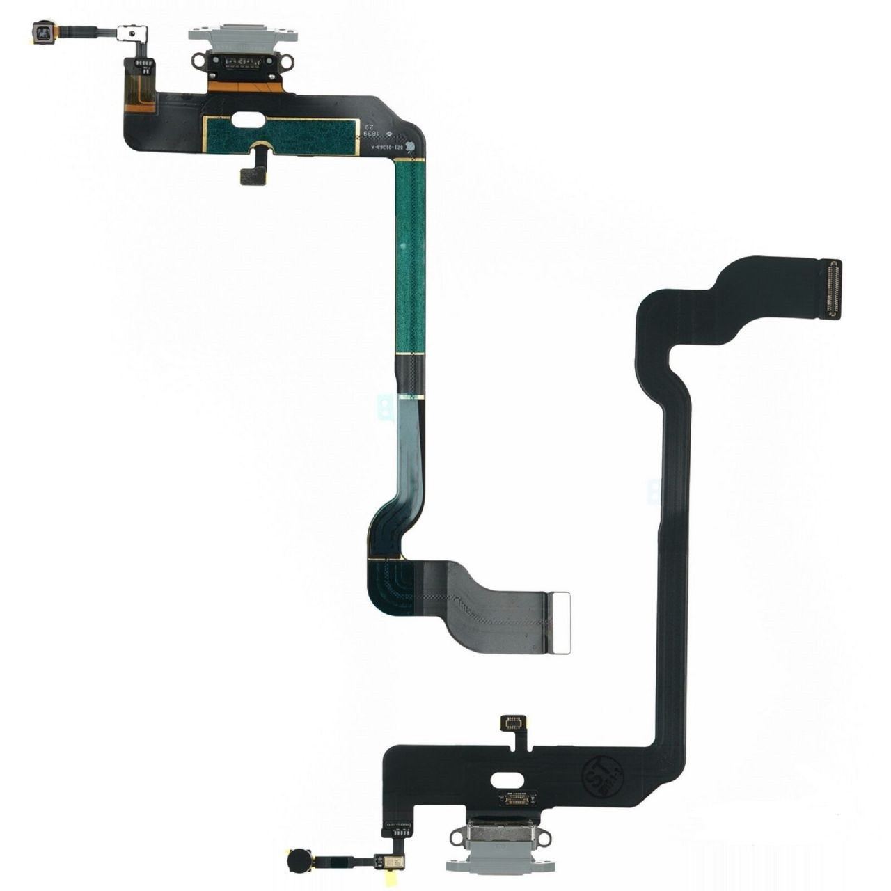 Шлейф (flex) для Apple iPhone XS з роз'ємом зарядки і мікрофоном (Золотий), фото 1