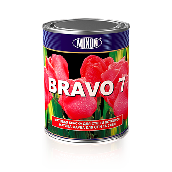 Акрилова матова фарба MIXON Bravo 7 1л