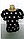 ОЧЕНКА! Блуза з коротким рукавом зірки на чорному Liva Girl р.48-50. Переглядати опис!, фото 2