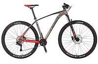 Велосипед найнер Crosser X880 Hidraulic L-TWOO 29" (2*9, 19 рама) серо-красный