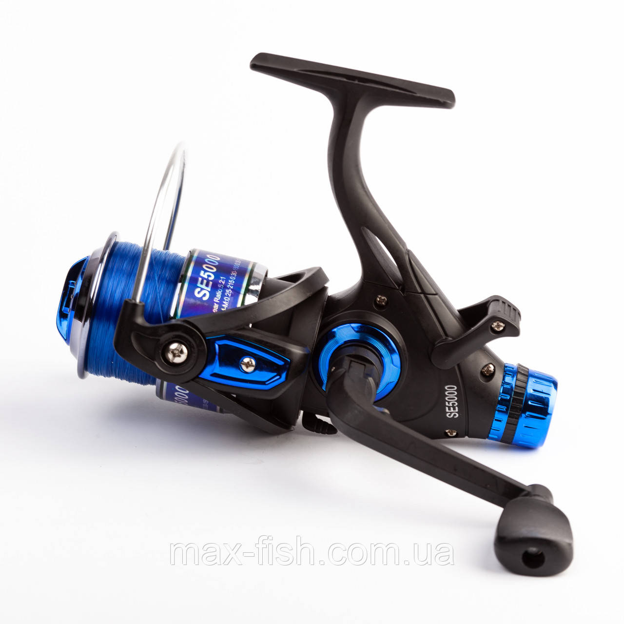 Котушка Feima SE 5000 6+1bb Blue з бейтраннером та ліскою, фото 1