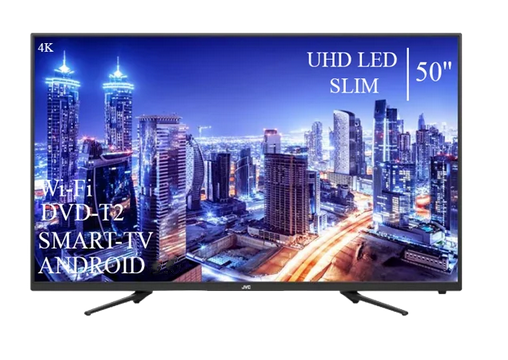 Телевізор JVC 50" Smart-TV ULTRA HD T2 USB Android 13.0 Гарантія 1 РІК, фото 1