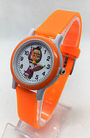 Детские наручные часы Маша и Медведь оранжевые (код: IBW648J)