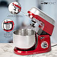 Кухонний комбайн, планетарний міксер, тістоміс CLATRONIC KM 3709 RED (Німеччина, 1000Вт, 5л.), фото 7