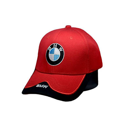 Кепка Sport Line з автомобільним логотипом BMW червона (S 0919-459), фото 1