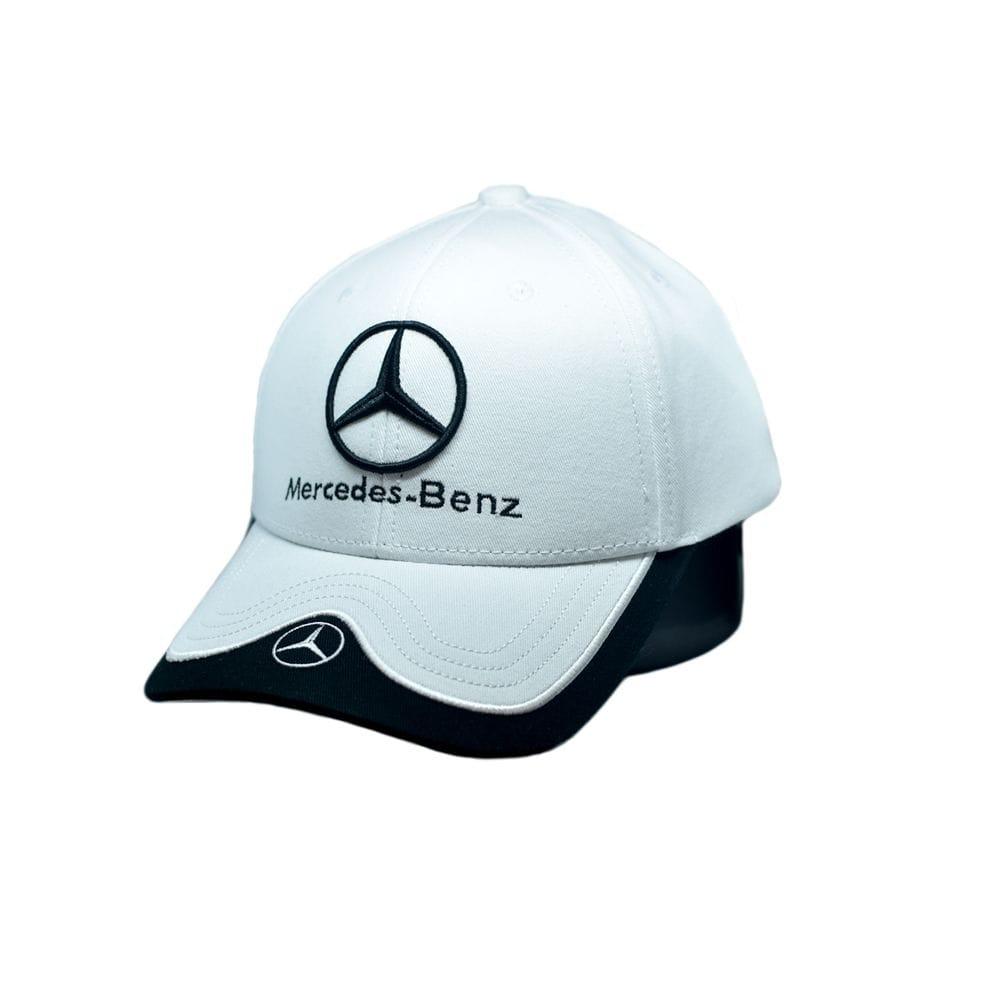 Кепка Sport Line з автомобільним логотипом Mercedes-Benz біла (S 0919-475)
