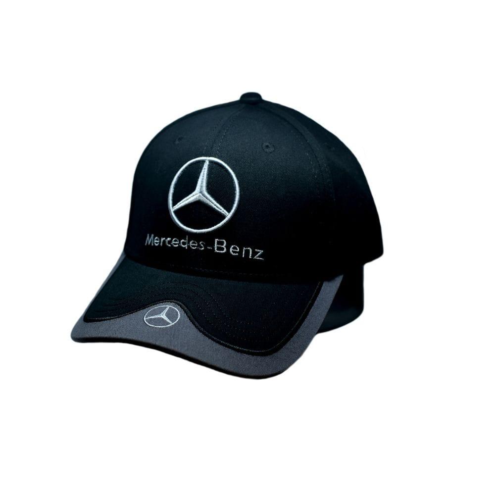 Кепка Sport Line з автомобільним логотипом Mercedes-Benz чорна (S 0919-476)