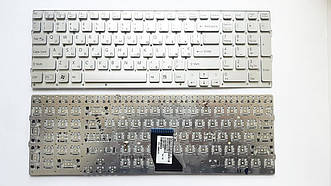 Клавіатура для ноутбуків Sony Vaio VPC-CB17 срібляста RU/US