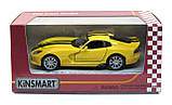 Машинка KINSMART металева KT5363F DODGE Viper GTS SRT 2013, фото 10