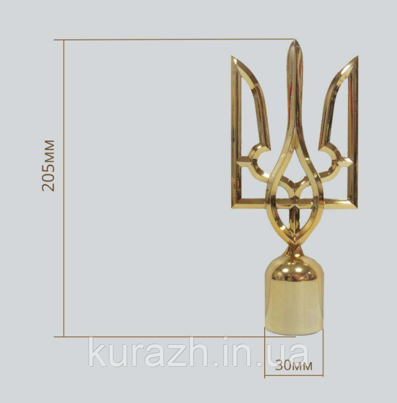 Купити Наконечник на флагшток для прапора, ціна 372 грн - Prom.ua (ID ...