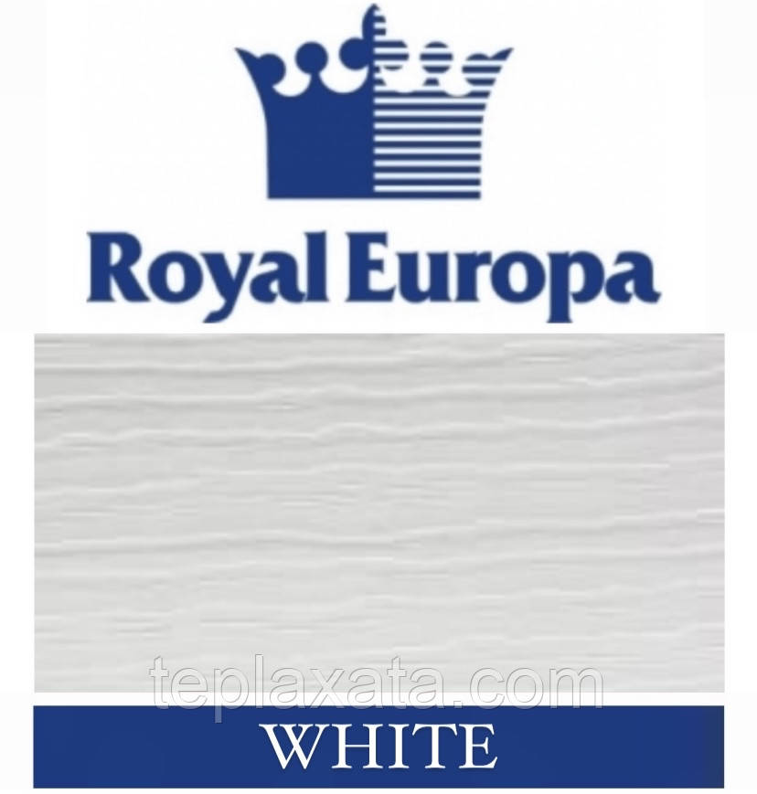 Сайдинг ROYAL Grandform Корабельна дошка (White) 0,777 м2, фото 1