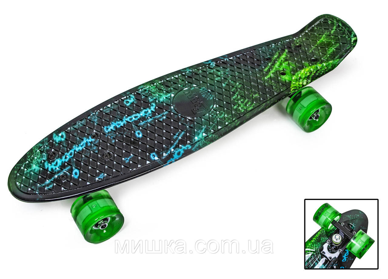 Пенніборд "H20" 22" Світні колеса., фото 1