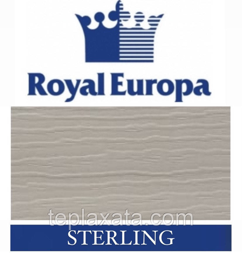 Сайдинг ROYAL Crest Корабельна дошка (Sterling) 0,777 м2