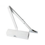 Доводчик дверний GEZE TS 1500 з ножицями білий, фото 3