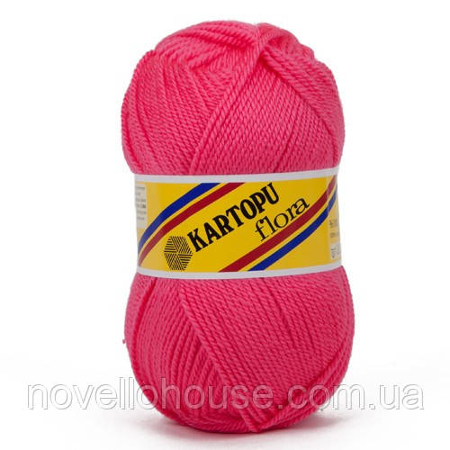 Kartopu FLORA (Картопу Флора) № 771 рожева малина (Пряжа 100% акрил, нитки для в'язання)