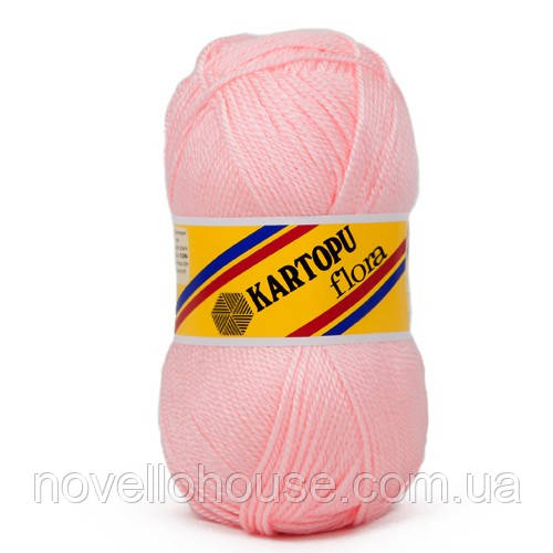 Kartopu FLORA (Картопу Флора) № 788 ніжно-рожевий (Пряжа 100% акрил, нитки для в'язання)