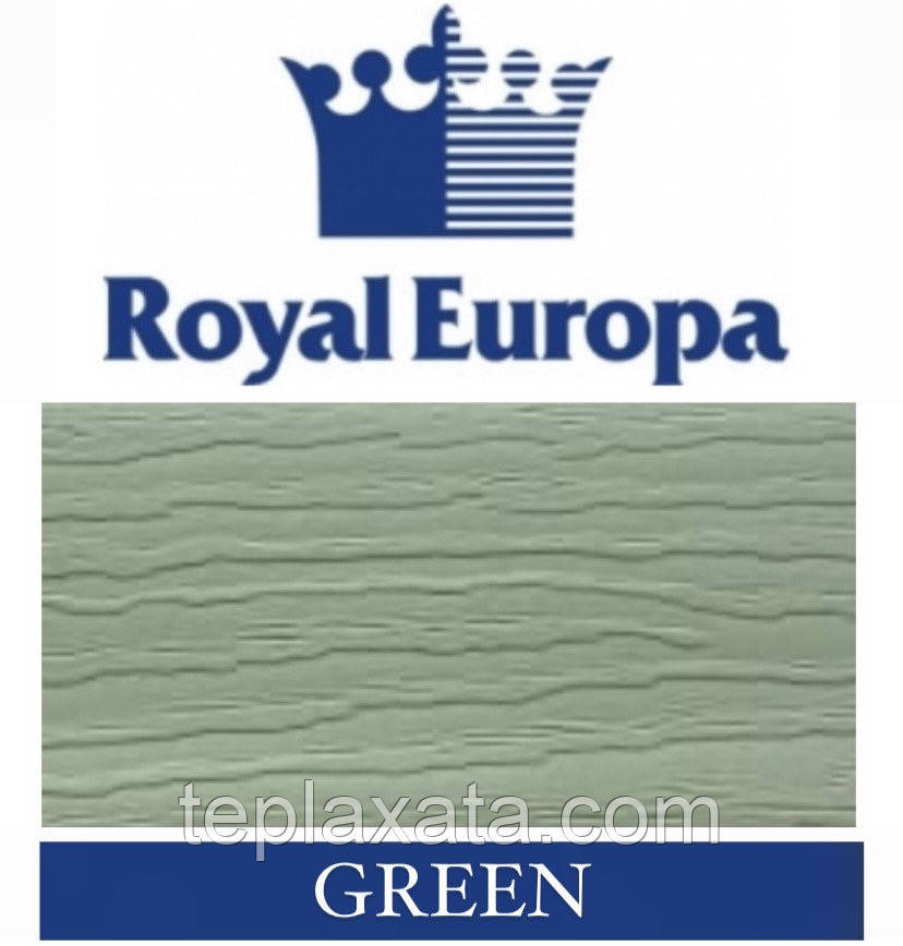 Сайдинг ROYAL Grandform Корабельна дошка (Green) 0,777 м2