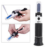 Рефрактометр для визначення вмісту солі у розчинах RHS-28/ATC (0-100 проміле), фото 7