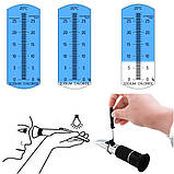 Рефрактометр для визначення вмісту солі у розчинах RHS-28/ATC (0-100 проміле), фото 3
