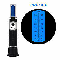 Рефрактометр RHB-32ATC (сахароза: 0-32 Brix)