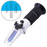 Рефрактометр ZGRB-90ATC з трьома шкалами (Brix: 58-90 %, 38-43 Be, вода: 12-27 %), фото 2