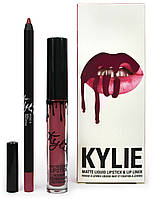 Набор помада + карандаш Kylie Lipstick & Lip Liner (7 шт)