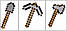 Набор 3 в 1 (Кирка / Лопата / Топор) Майнкрафт Minecraft 34 см Оригинал, фото 3