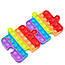 Іграшка антистрес Pop It Поп ит Райдужний пазл кольоровий нескінченні бульбашки іграшки фіджетери, фото 3