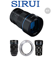 Набір анаморфних об'єктивів Sirui Anamorphic 1.33 x E-Mount Lens Kit (24, 35, and 50mm) (SISRMEK7E32K)