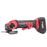 Кутова шліфувальна машина акумуляторна (болгарка) Worcraft CAG-S20Li-125, 20 В, без акк., 10000 об/хв, фото 4