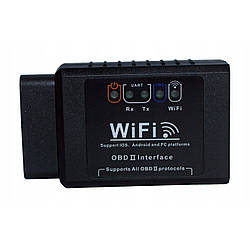 Сканер для діагностики авто Android MHZ OBD-2 ELM327 WIFI, чорний