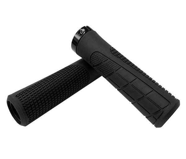 Ручки керма Green Cycle GGR-418 130mm один замок, чорний