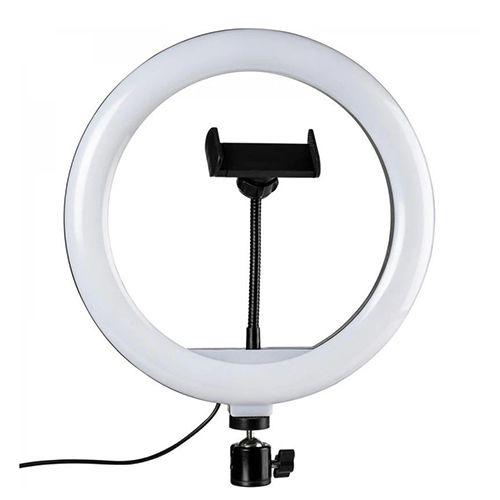 Кільцева LED лампа з тримачем для телефону 12.5'' 33см