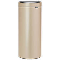 Ведро для мусора с откидной крышкой Brabantia Touch Bin New 30 л Champagne 304507