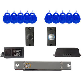 Комплект врізний електроригельний замок для металопластикових дверей