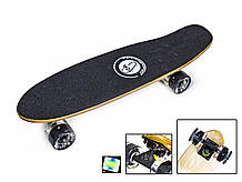 Penny Board "Fish" Дерево Світяться колеса