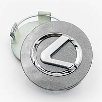 Ковпачок, заглушка в литі диски LEXUS (Лексус) 62 мм Сірий (42603-30550), фото 5