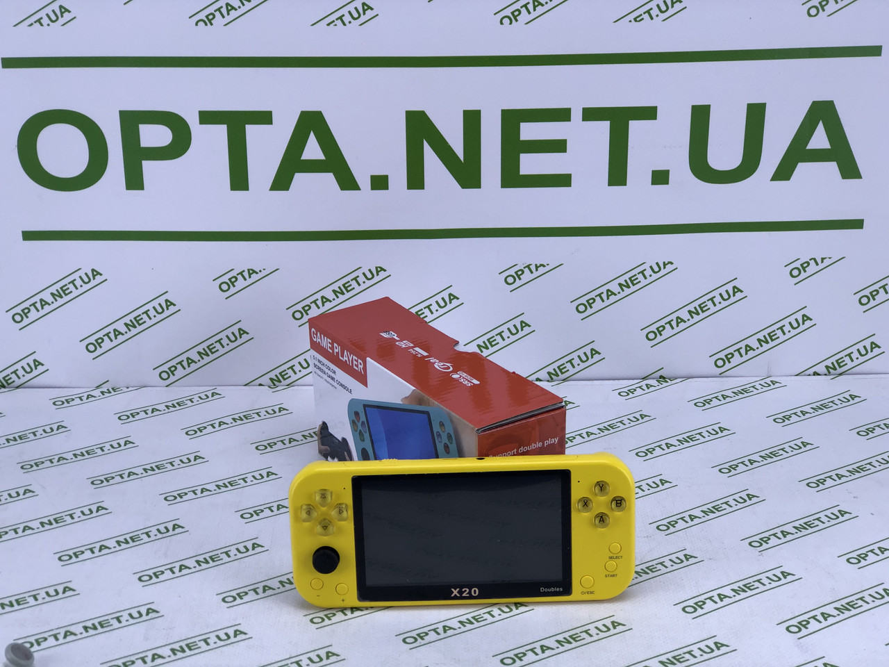 Портативна приставка X20/Жовтий (з можливістю подлюченія 2х геймпадів), фото 1