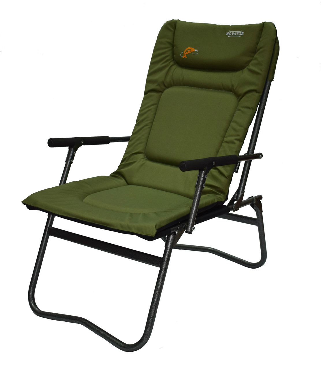 Карпове туристичне крісло складне із підлокітниками Novator SF-4 Крісло для відпочинку на природі