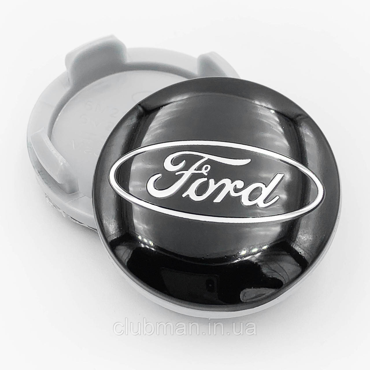 Ковпачки (заглушки) на литі диски Ford 54 мм Чорні (6m21-1003-AA)