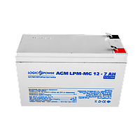 Аккумулятор мультигелевый AGM LPM-MG 12V - 7 Ah LogicPower 6552