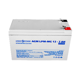 Акумулятор мультигелевий AGM LPM-MG 12V — 7 Ah LogicPower 6552