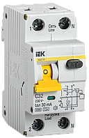 Автоматичний вимикач диф. струму АВДТ32 тип C 32 Ампер 30мА IEK (ИЭК).