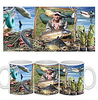 Чашка с фото Рыбаку / Кружка с фото для рыбака