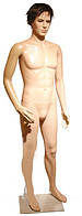 Mark-2skin Манекен мужской телесный пластиковый с париком